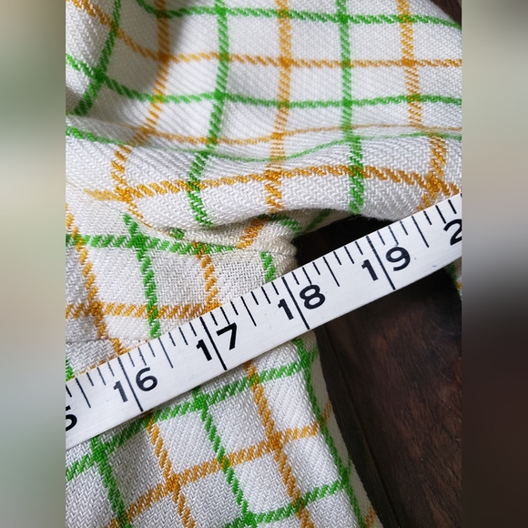 1960s wool blend dress, union made. Size small - Picture 11 of 12